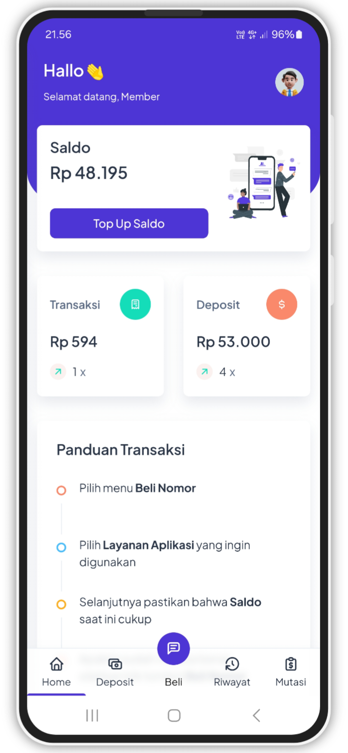 WEB OTP CISHOP - Jasa Penerima SMS OTP Aplikasi Otomatis